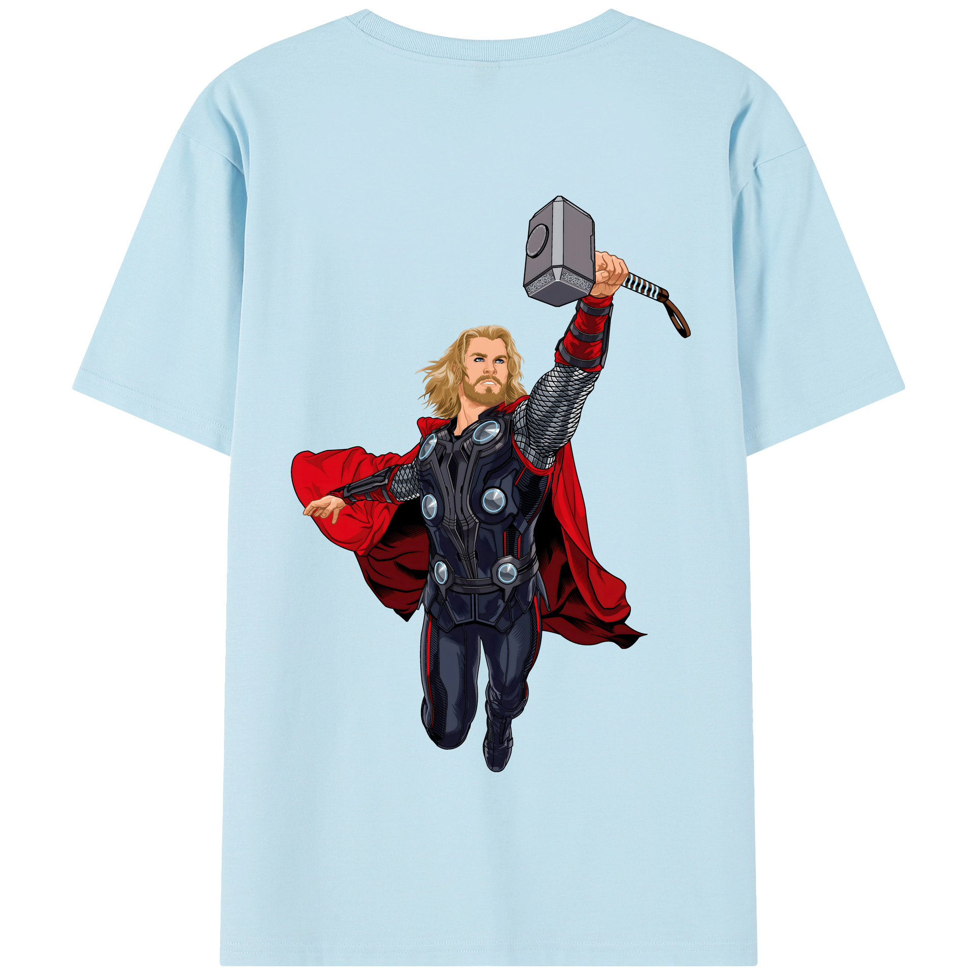 （画像用） アベンジャーズ The Avengers 綿100％半袖Tシャツ（背面プリント）